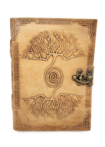 Double Tree Leather Journal
