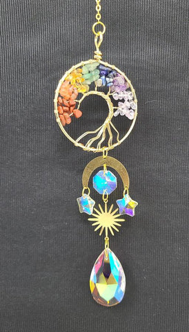 Tree of Life - 7 Chakra Sun Catcher