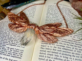 Talisman Double Fairy Wing Copper Necklace